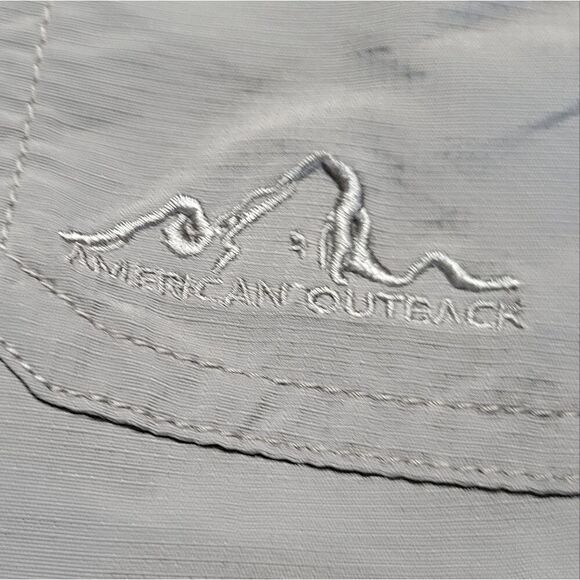 ZIP OFF AMERICAN OUTBACK OUTDOOR MEN'S GRAY SHORTS / PANTS XL 30 - Picture 2 of 9